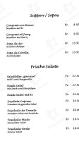 Sax menu