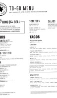 Federales menu