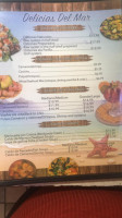 Villa Del Mar menu