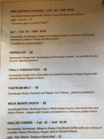 The Vault Beans Brews menu