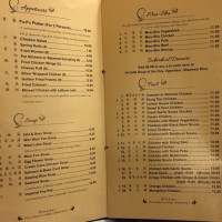 Dragon Valley menu