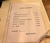 Caffe Centro menu