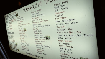 Daiquiri Station menu