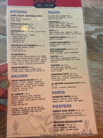 Taco Chelo menu