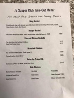 Js Supper Club And Catering menu