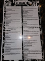 Sushi Domo menu