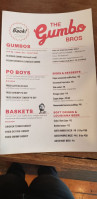 The Gumbo Bros menu