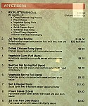 Jai Thai Kitchen menu