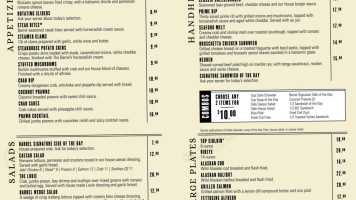 The Barrel Steak Seafood House menu