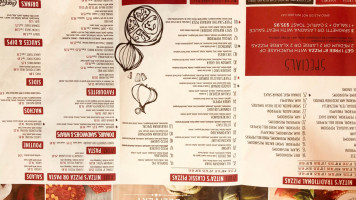 Nitza's Pizza menu