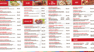 Kantu Peruvian Cuisine menu