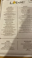 Lodge Wood Fire Grill menu