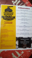 Backwoods Burger Craft Beer Cookhouse menu