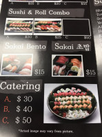 Sakai Sushi food