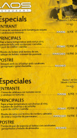 Laos Colònia Sant Jordi menu