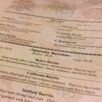 Mexican Village menu