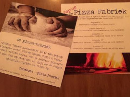 Pizza-fabriek menu