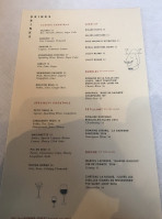 La Mercerie menu