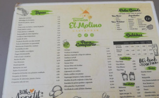 Terraza El Molino Gastrobar menu