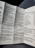 Thai Basil menu