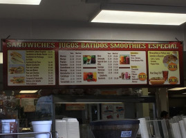 Palacio De Los Jugos menu