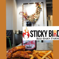 Sticky Bird Red Barn Farms inside