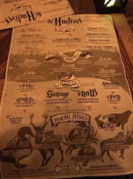 The Huntress Whiskey N' Wings menu