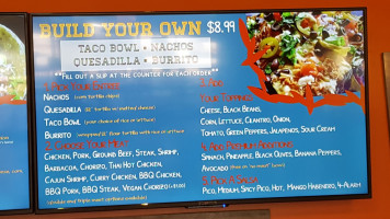 Cantina Taco menu