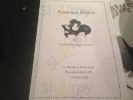 Azorean Bistro menu