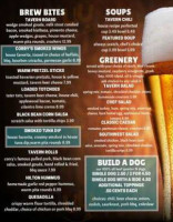 Hilton Tavern Brewing Company menu