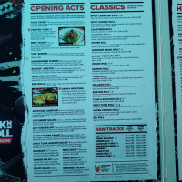 Rock N' Roll Sushi Hibachi menu