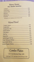 Lnl Grill menu