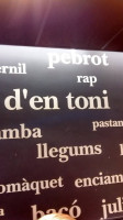 La Cuina D'en Toni menu