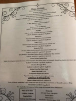 Mario's Pizzeria menu