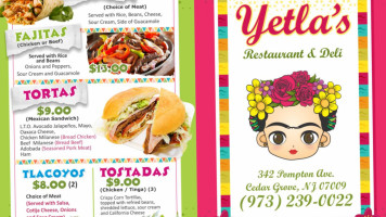 Yetla's Deli food