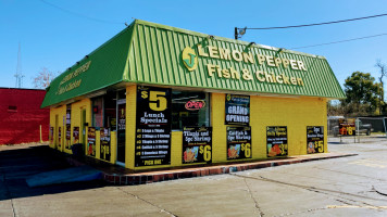 J Lemon Pepper Fish Chicken outside