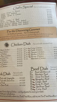 Hunan Chinese menu