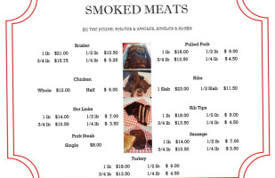 Hazel's Back Porch Bbq menu