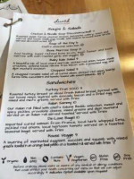 The Garden On Grand menu