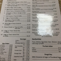 Riverside Inn menu