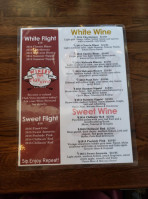 Winery 101 Peoria menu