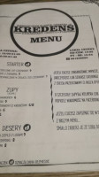 Pub Kredens menu