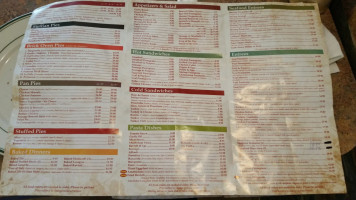 Tony's Brick Oven menu