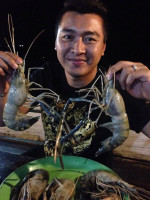 กุ้งเผาแพลุงเช้า food