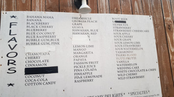 Steph's Chillville menu