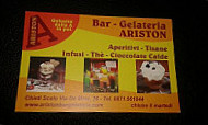 Ariston Gelateria menu