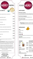 Merey Venezuelan Cuisine menu