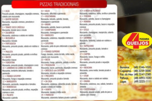 Pizzaria Quatro Queijos Ponta De Baixo menu