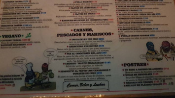 Los Peleones menu