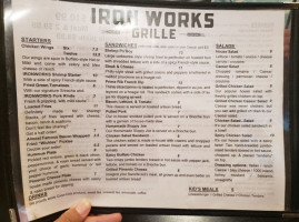 Iron Works Grille Pub food